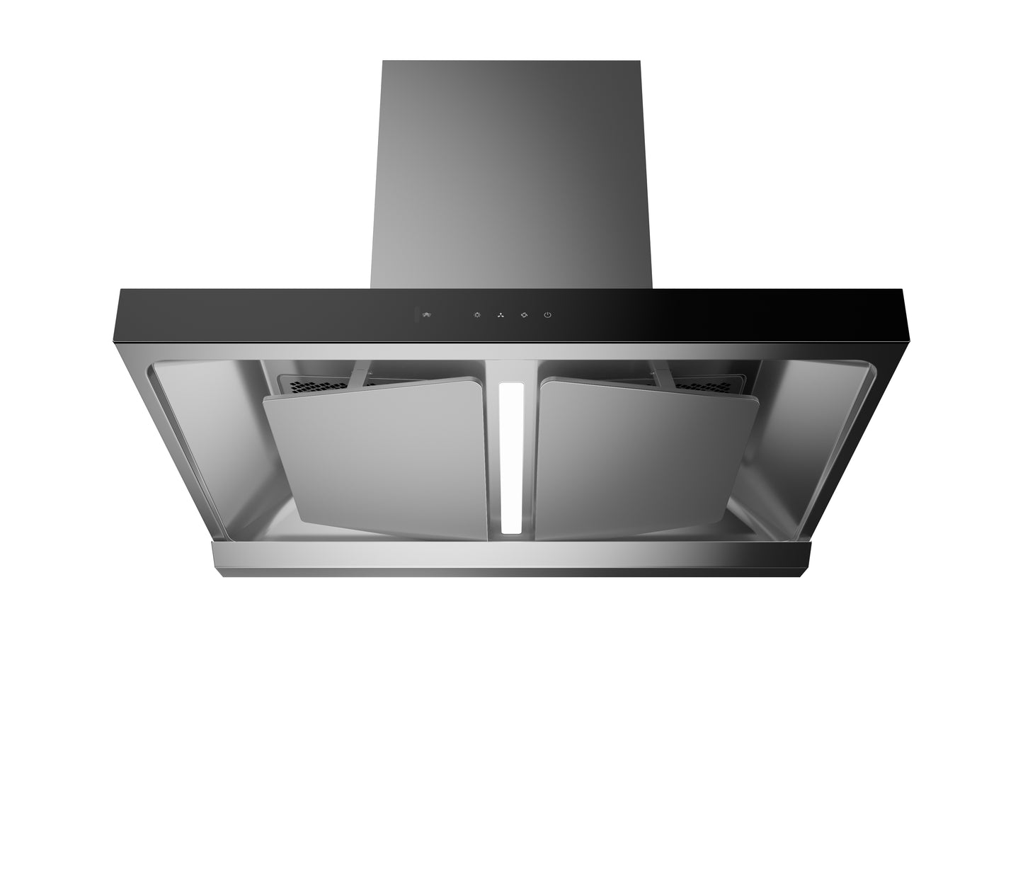 Range hoods A852 Dual-Intake 90 cm Gesture-Control Range Hood – 2100 m³/h 8-Sided Powerful Suction