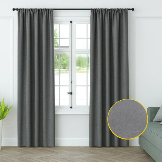 Florence Textured Blackout Curtain – Cat No. 208, Color 15
