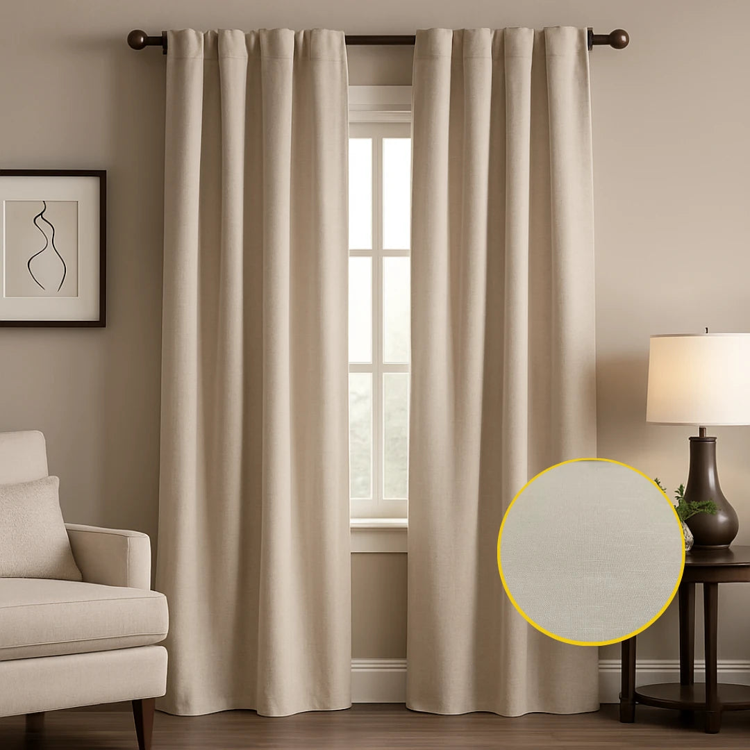 Florence Textured Blackout Curtain – Cat No. 208, Color 28
