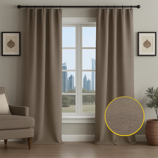 Florence Textured Blackout Curtain – Cat No. 208, Color 34
