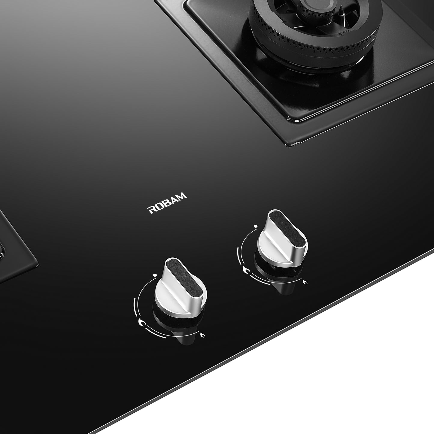 ROBAM B272 2-Burner Gas Hob – 4.8kW High-Power Built-In Cooktop | Flexible Cut-Out