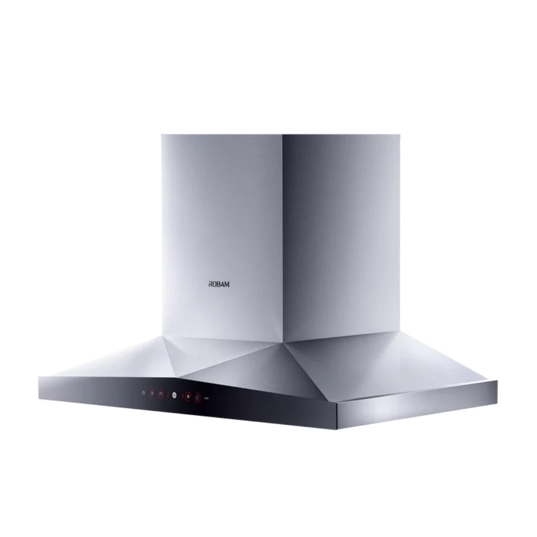 A829 TornadoEye 360 Deep Cavity Range Hood – 210mm Storm Suction, Eiffel Oil Filter, No Disassembly Needed