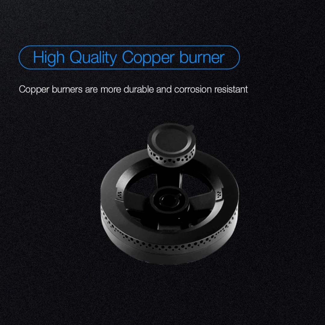 ROBAM B272 2-Burner Gas Hob – 4.8kW High-Power Built-In Cooktop | Flexible Cut-Out