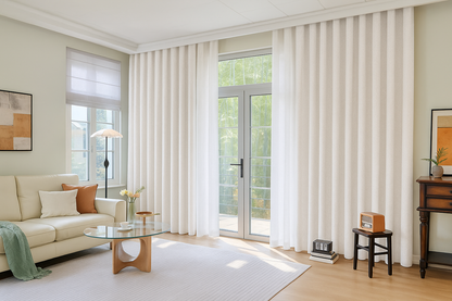 Florence blackout curtain installed in modern living room – color 05