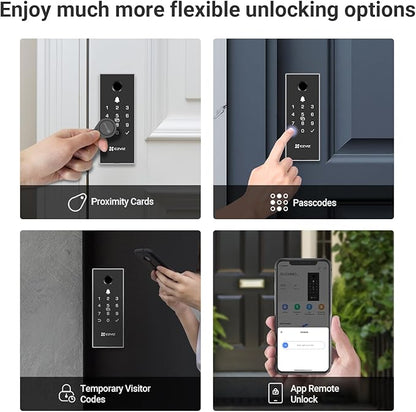 EZVIZ DL03 Pro Smart Rim Lock – Bluetooth & Wi-Fi Door Lock with App Access
