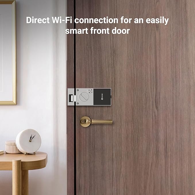 EZVIZ DL03 Pro Smart Rim Lock – Bluetooth & Wi-Fi Door Lock with App Access